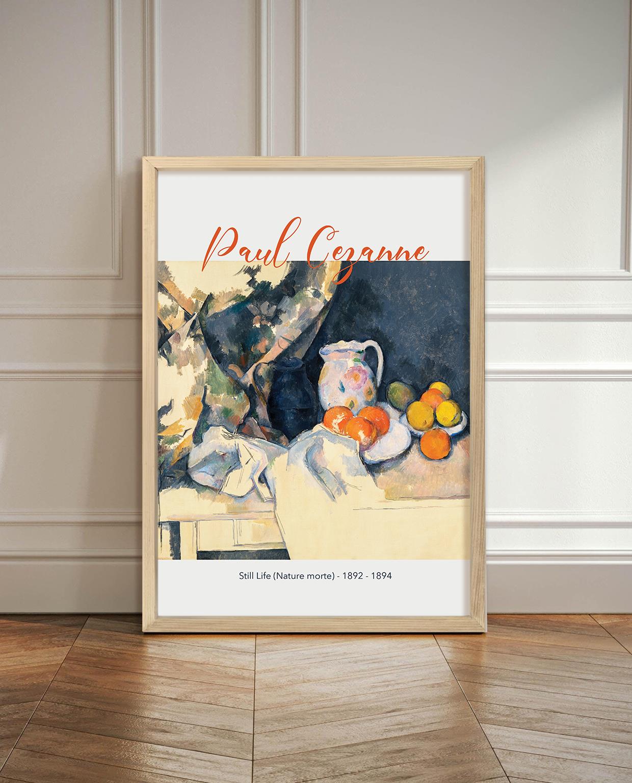 Paul Cezanne - Still Life Çerçeveli Tablo