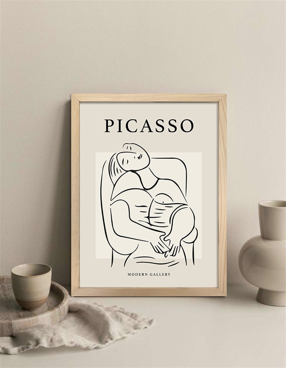 Picasso 06 Çerçeveli Poster