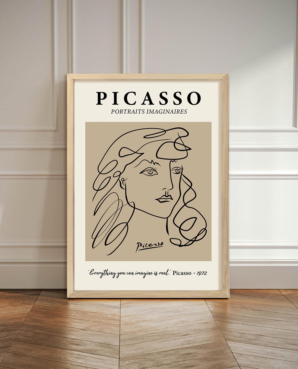 Picasso 10 Çerçeveli Poster