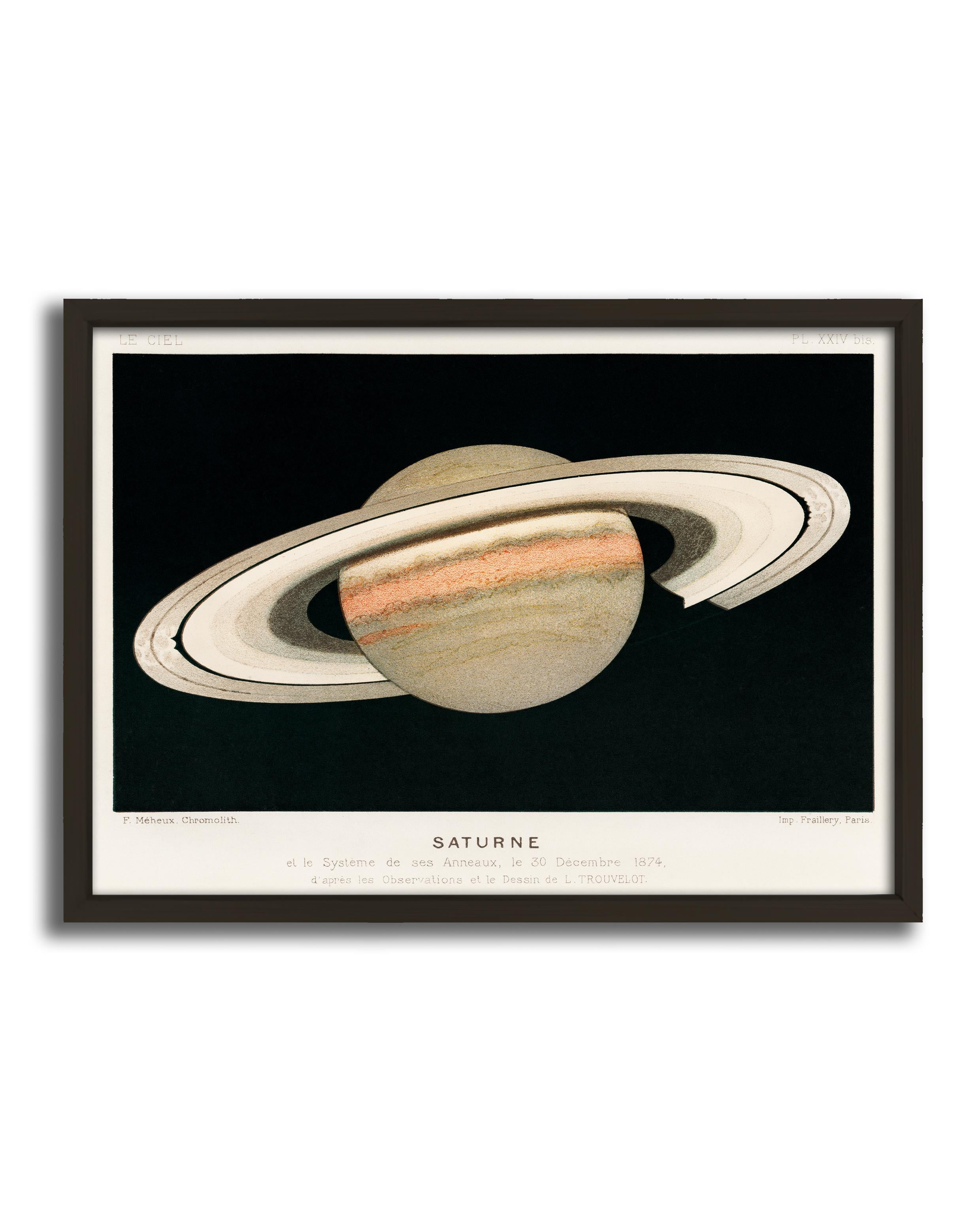 Saturne Çerçeveli Tablo