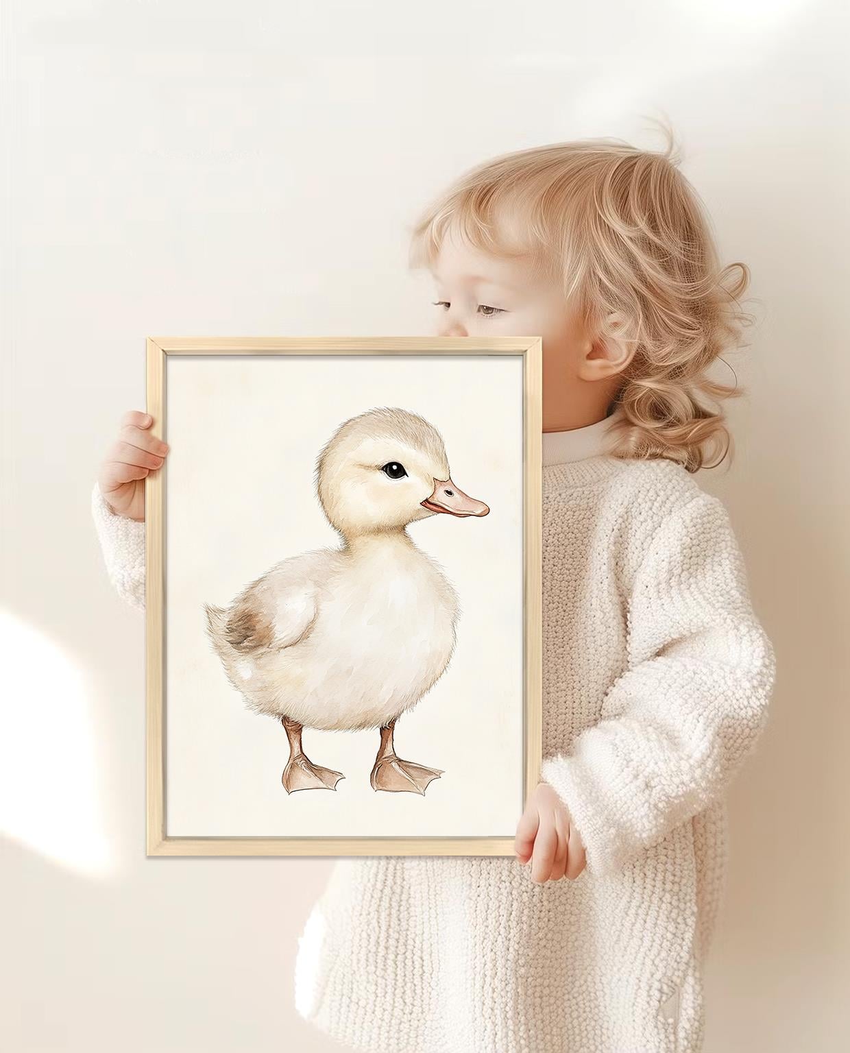 Soft Tonlar Serisi 40 Çocuk Odası Çerçeveli Tablo