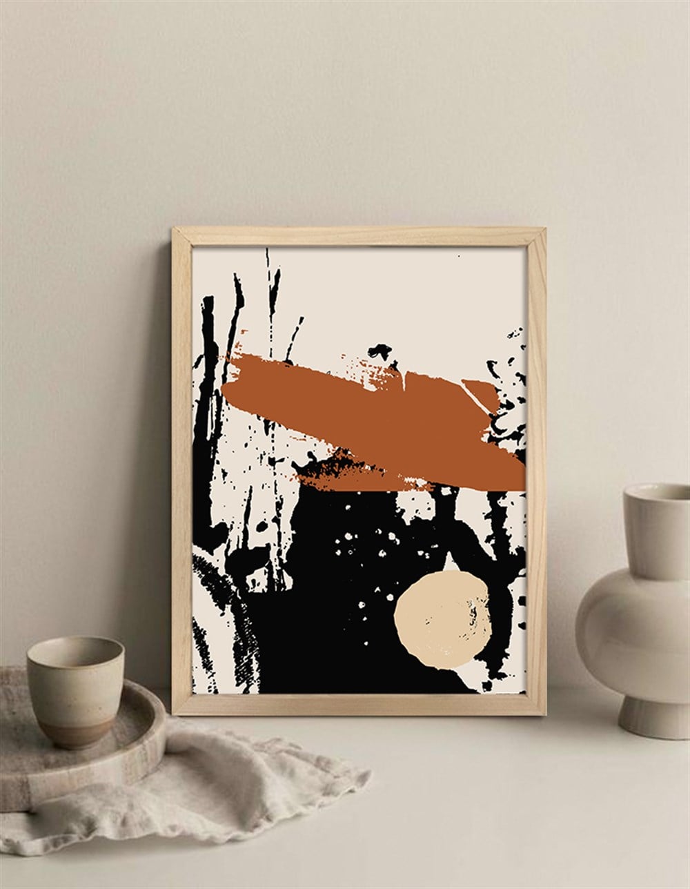 Soyut 03 Çerçeveli Poster