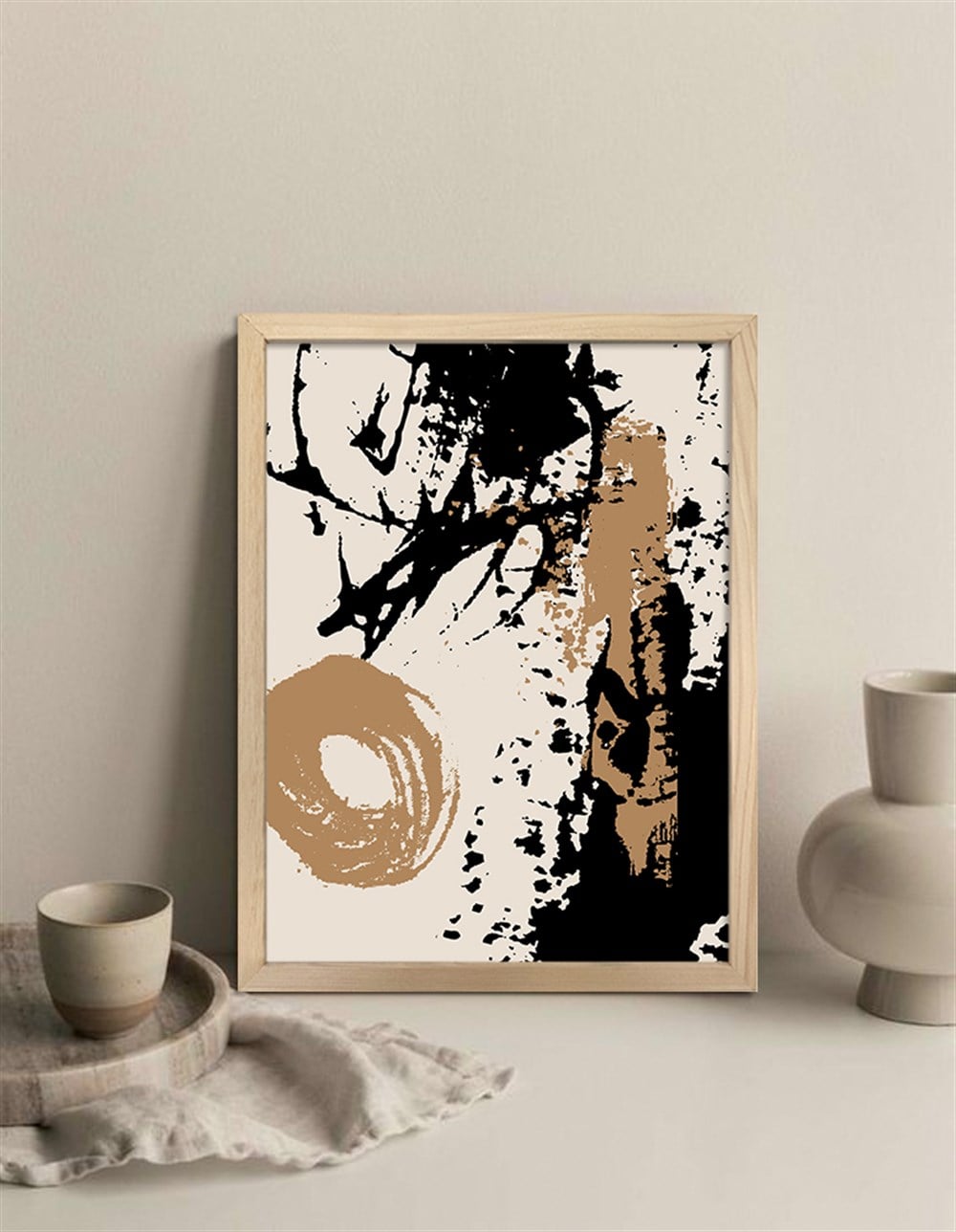 Soyut 05 Çerçeveli Poster