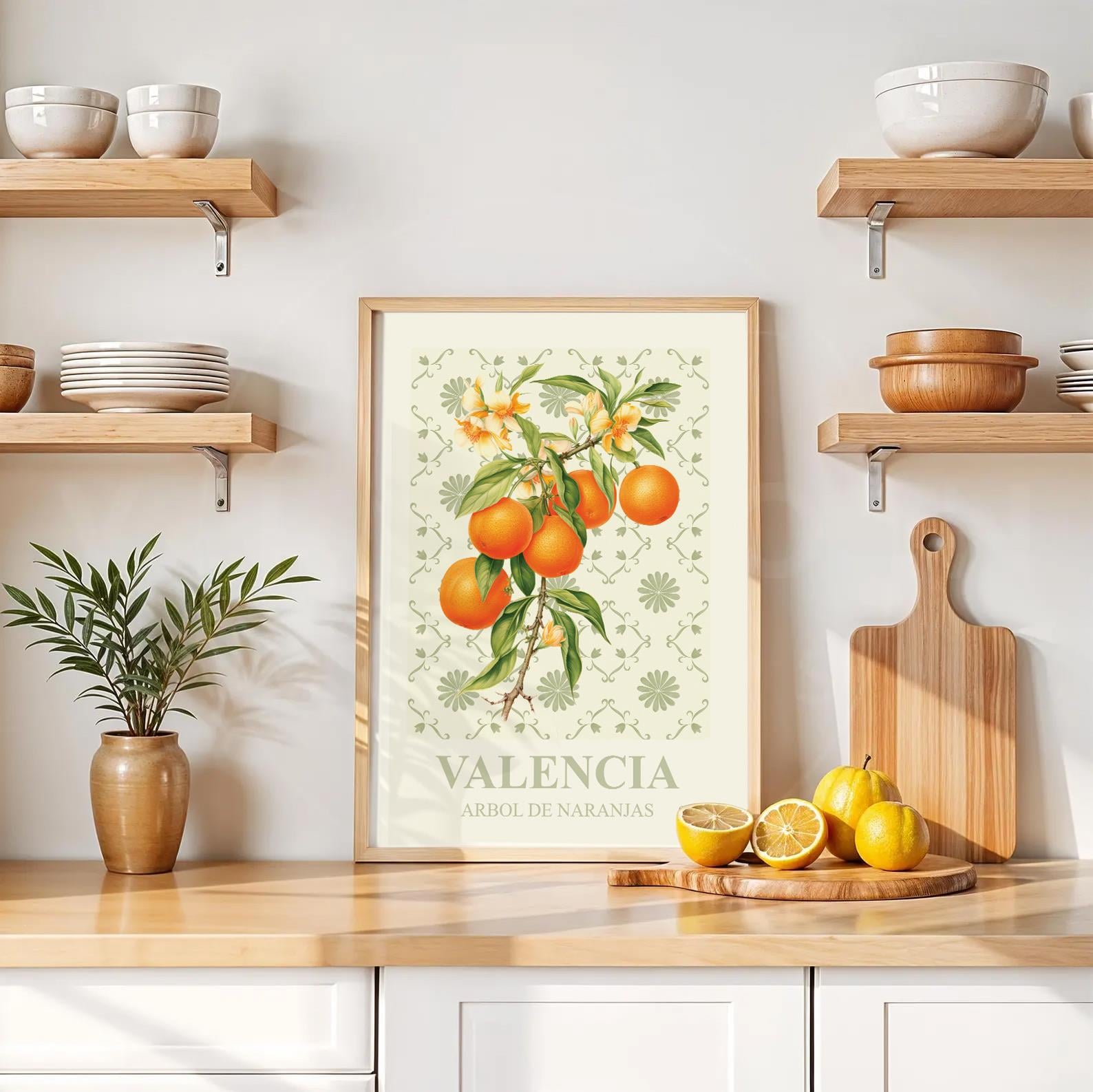 Valencia Çerçeveli Poster