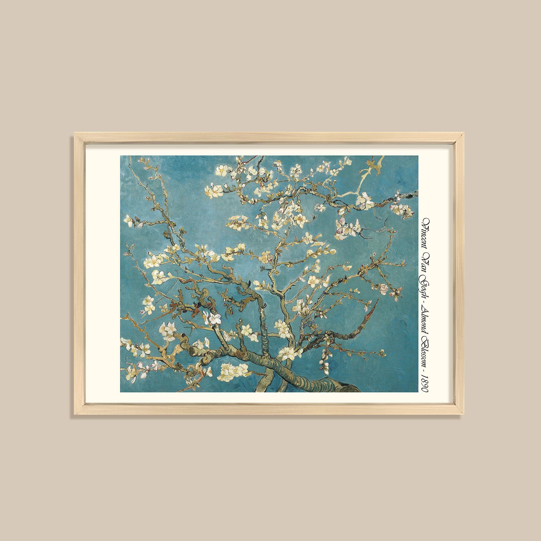 Vincent Van Gogh - Almond Blossom Çerçeveli Tablo