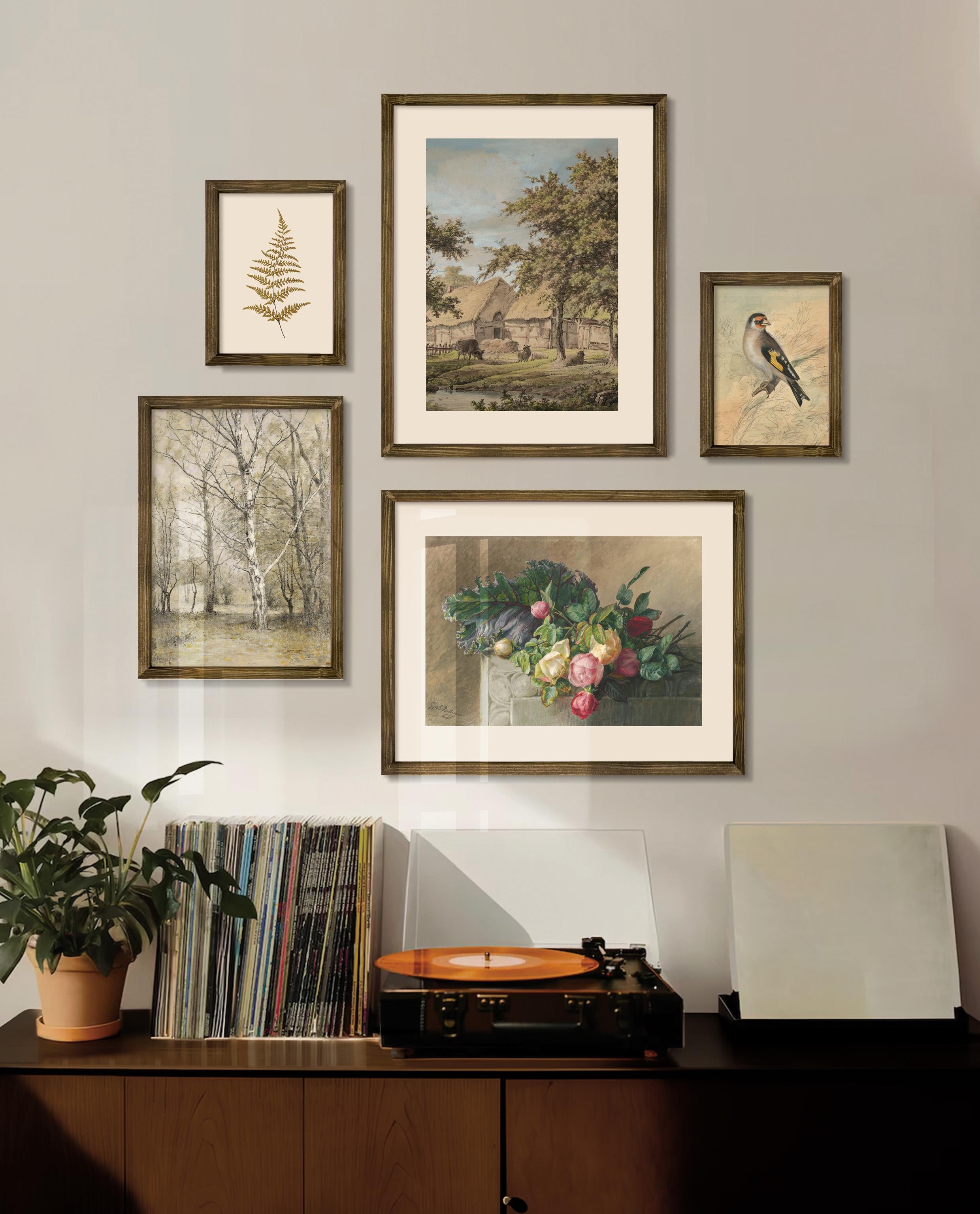 Vintage Posterler Çerçeveli Tablo Set