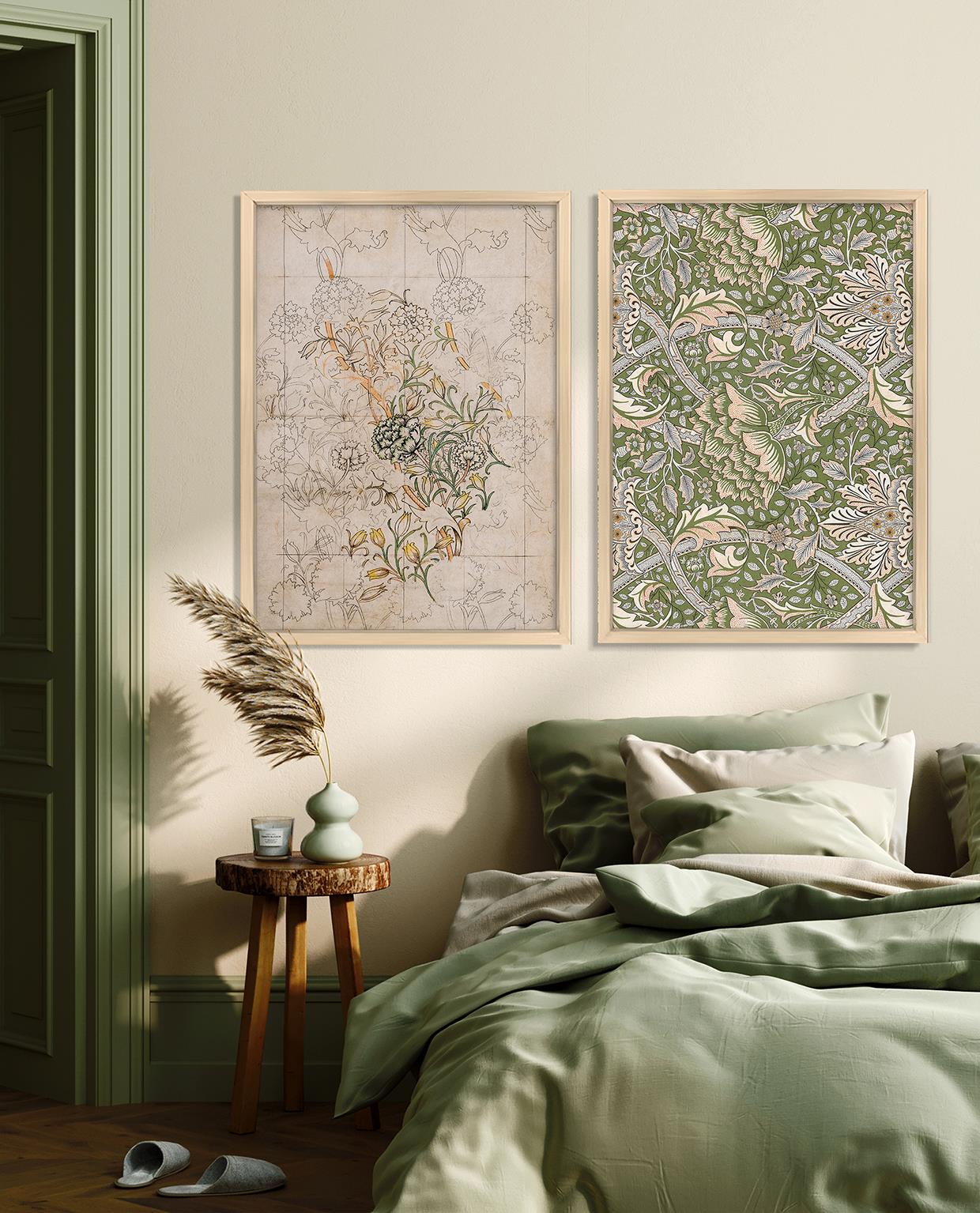 William Morris Çerçeveli Tablo Set