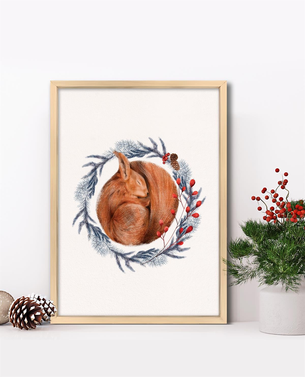 Yeni Yıl Serisi Çerçeveli Poster 013