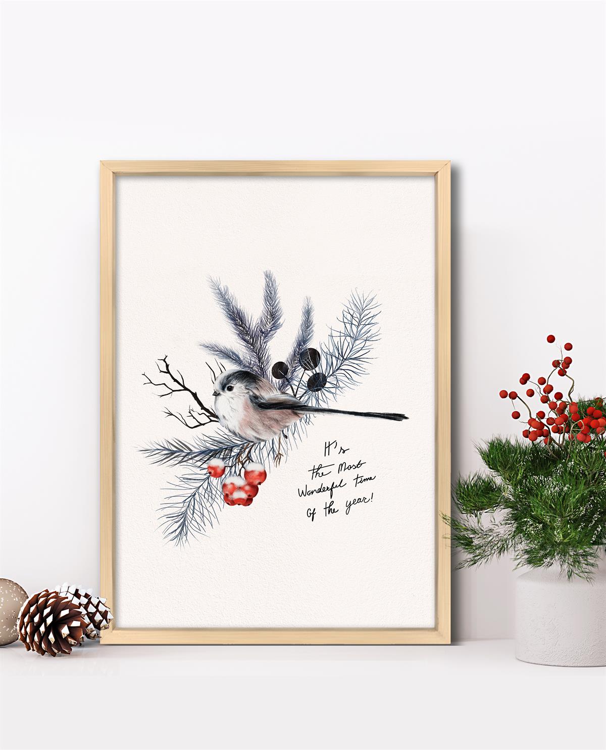Yeni Yıl Serisi Çerçeveli Poster 014