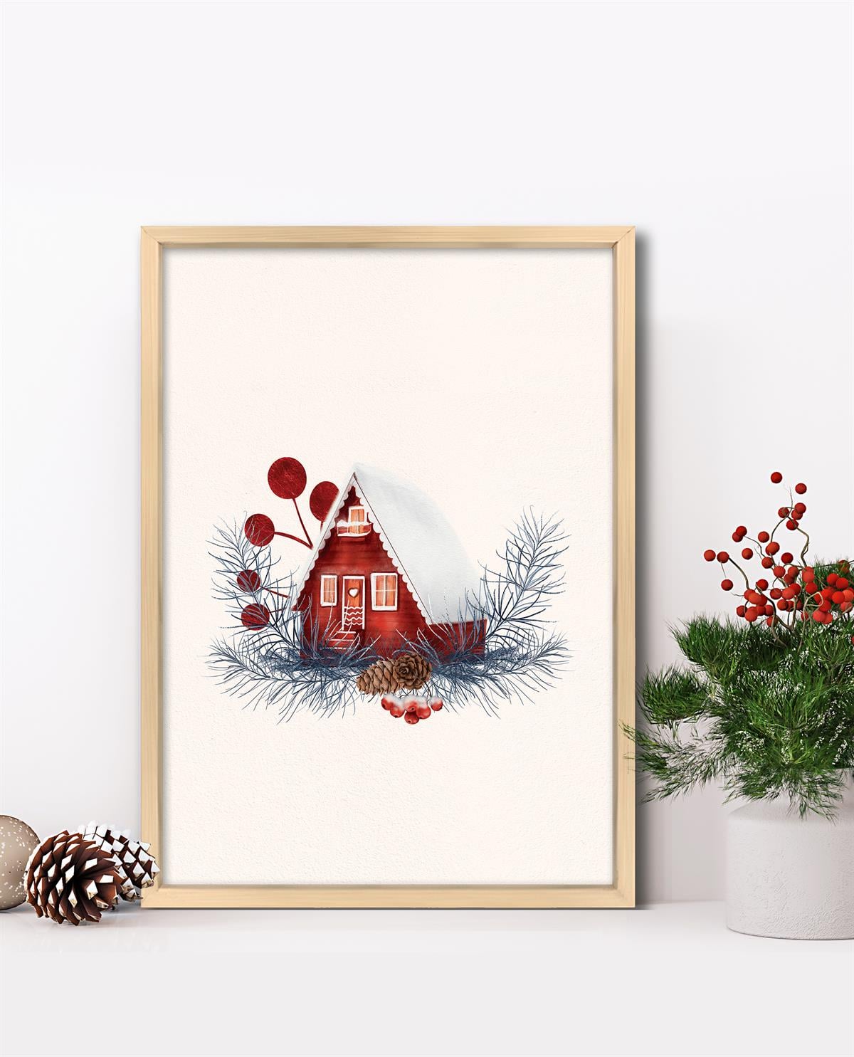 Yeni Yıl Serisi Çerçeveli Poster 018