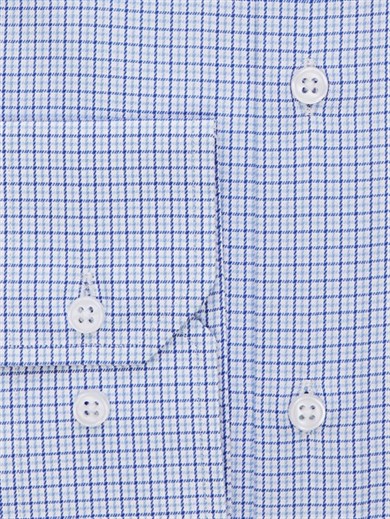 Mavi Kareli Spor Gömlek