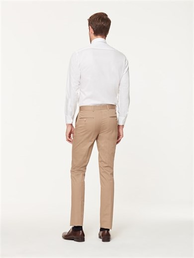 Pamuklu Nanotex Slim Fit Chino Pantolon