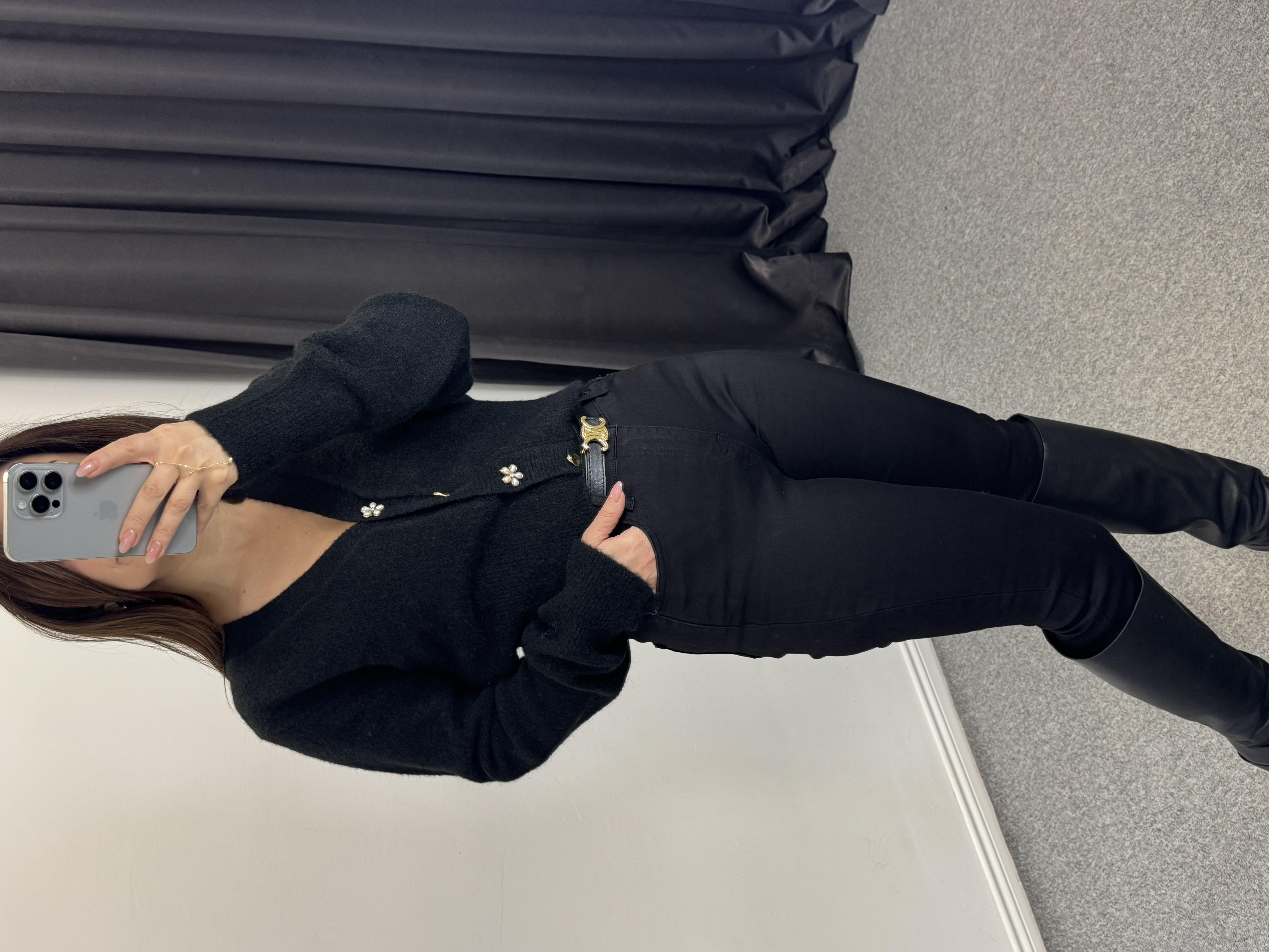 En Boy Likralı Dar Paça Jean