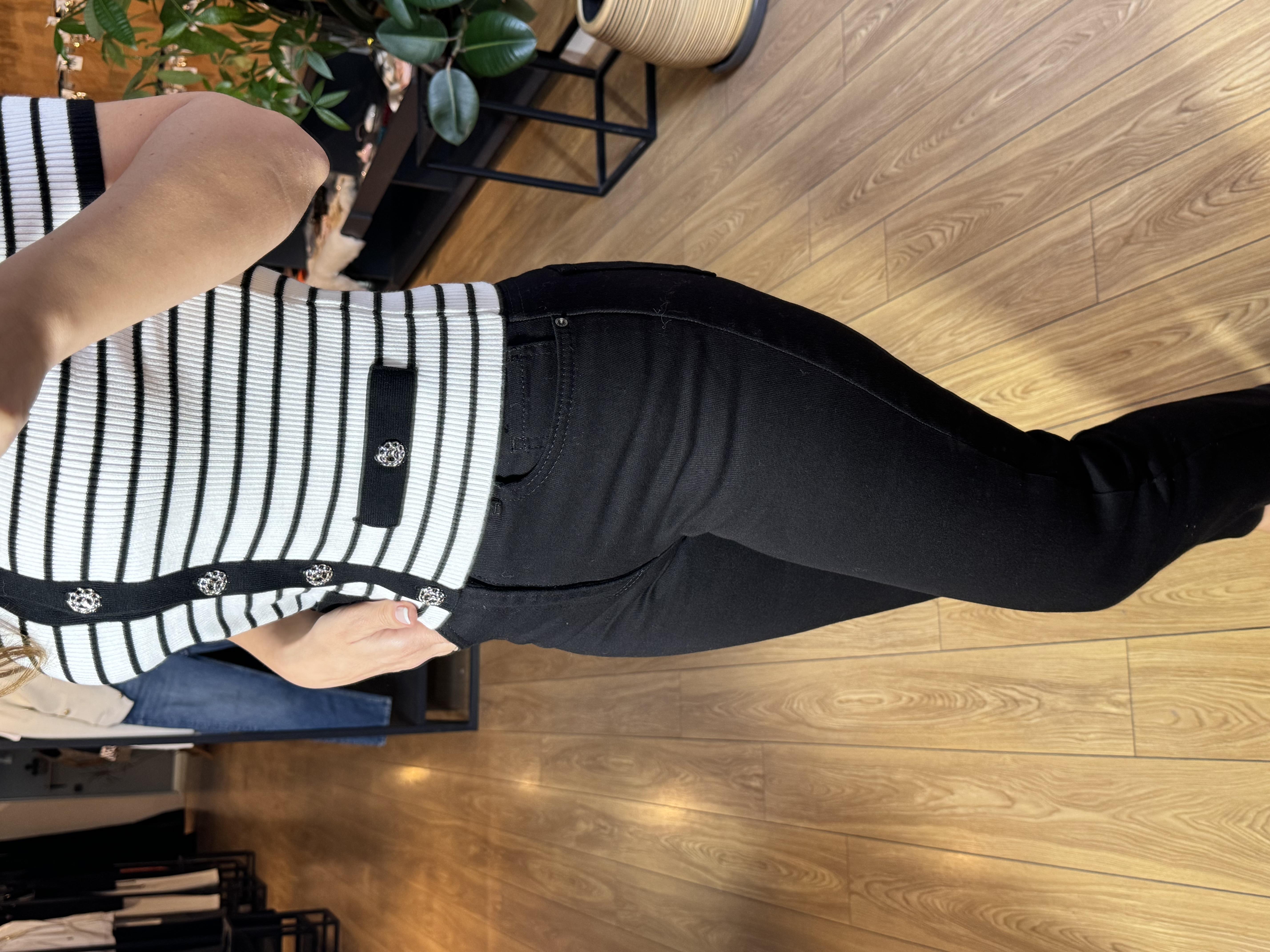 Super Black Mom Jean Siyah