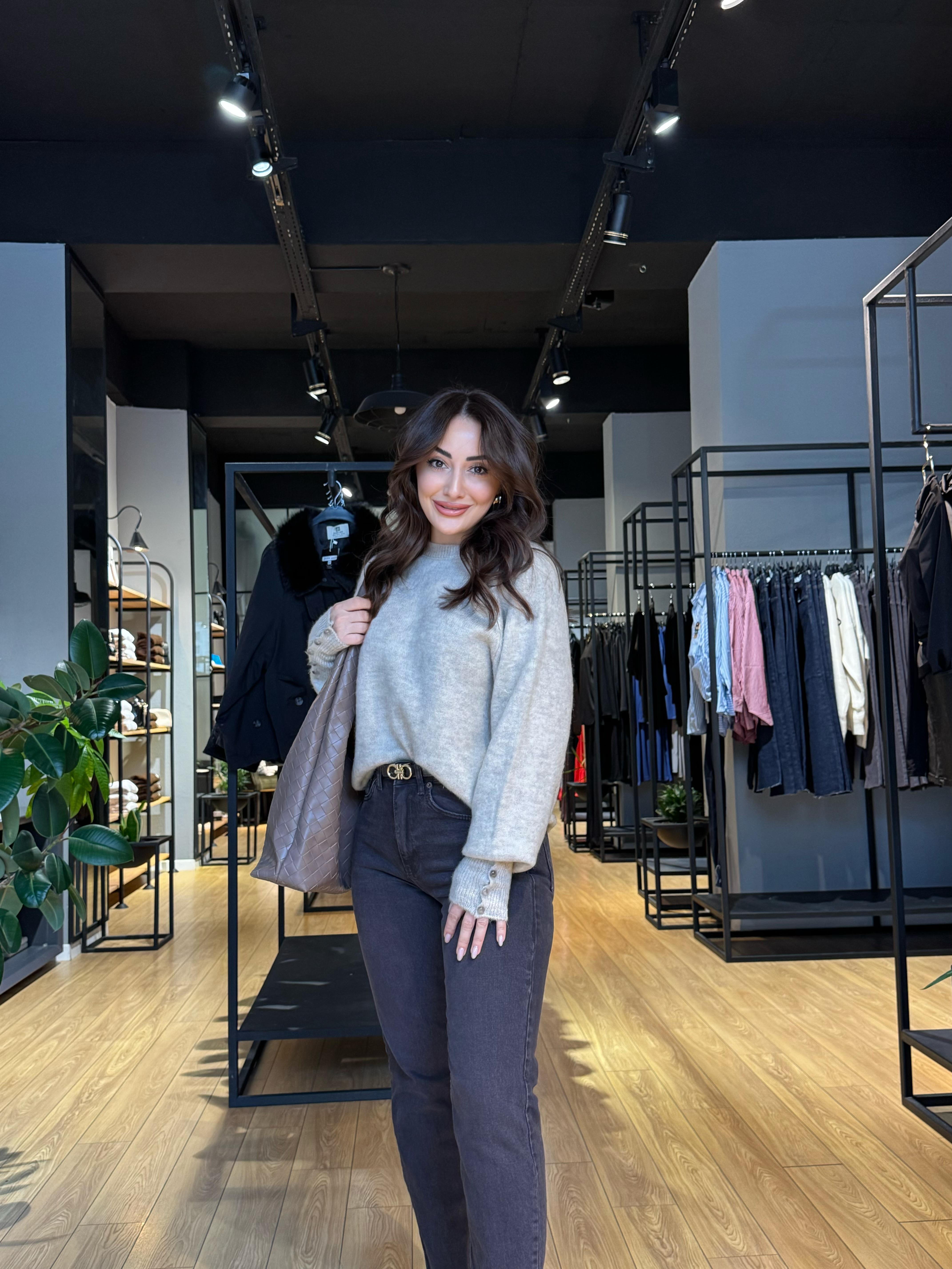 YUMUŞAK DOKU KAZAK BEJ