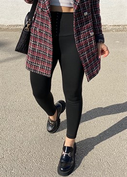 Yuksel Bel Kopça Detayli Tayt