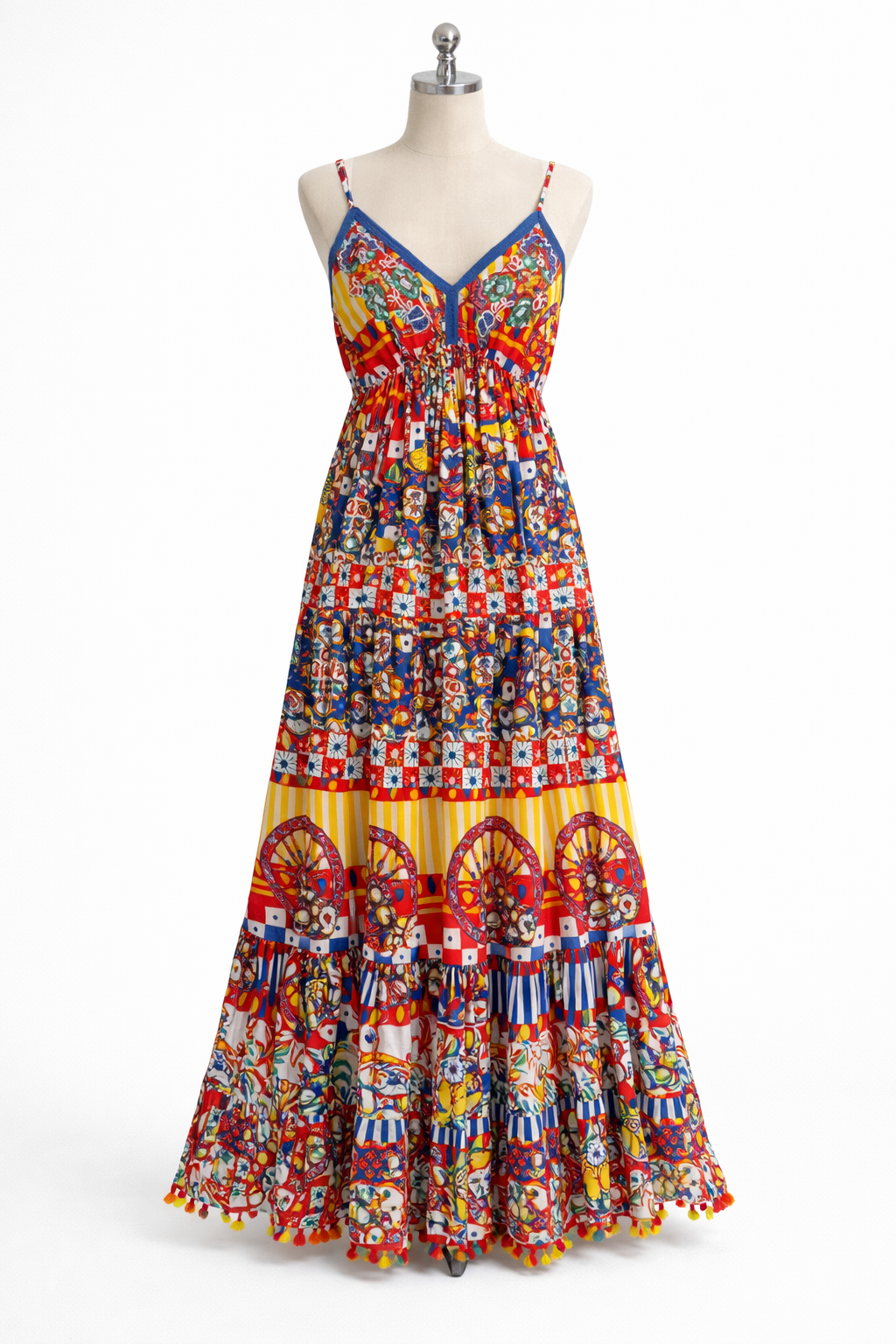 Kırmızı Askılı Elbise