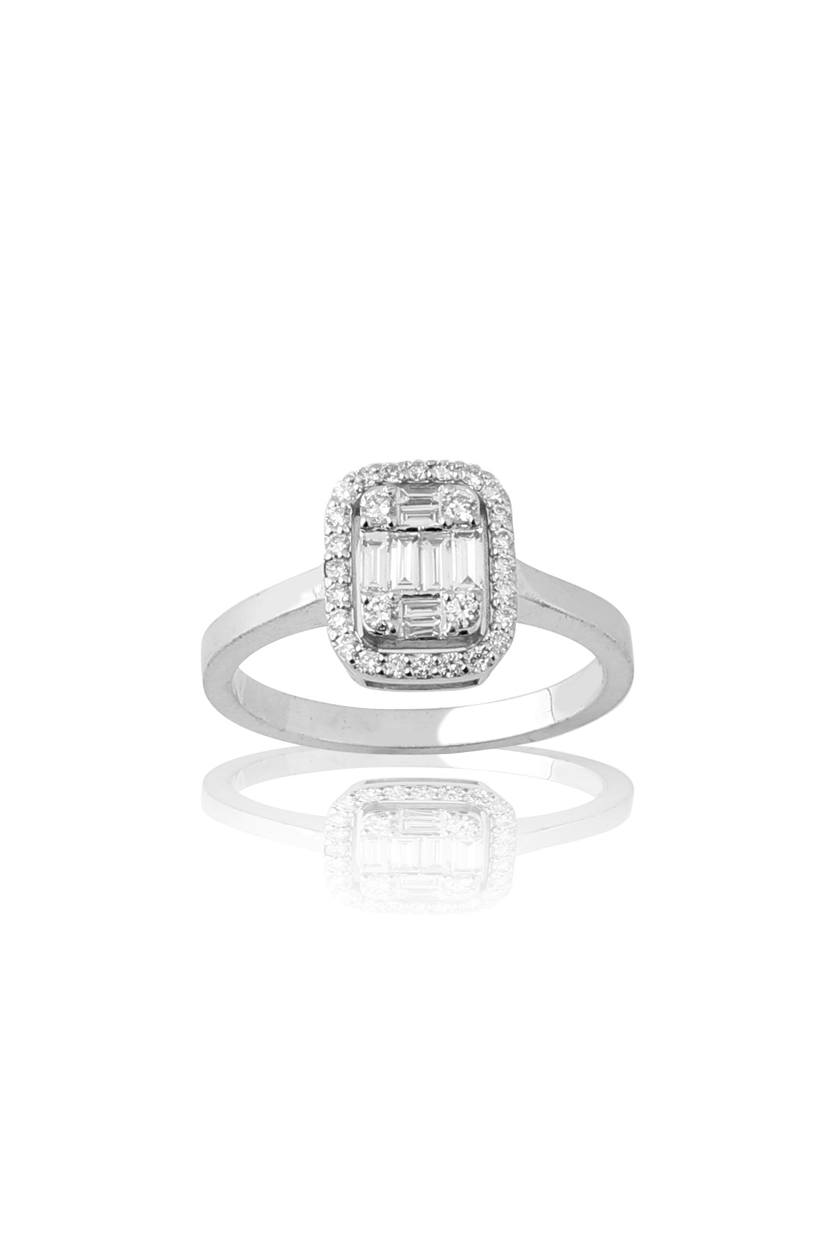 0.27 CT F VS BAGET PIRLANTA YÜZÜK