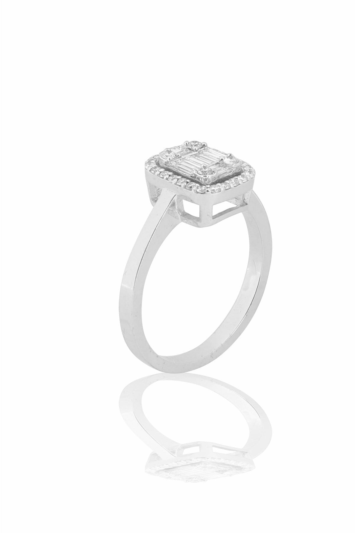 0.27 CT F VS BAGET PIRLANTA YÜZÜK