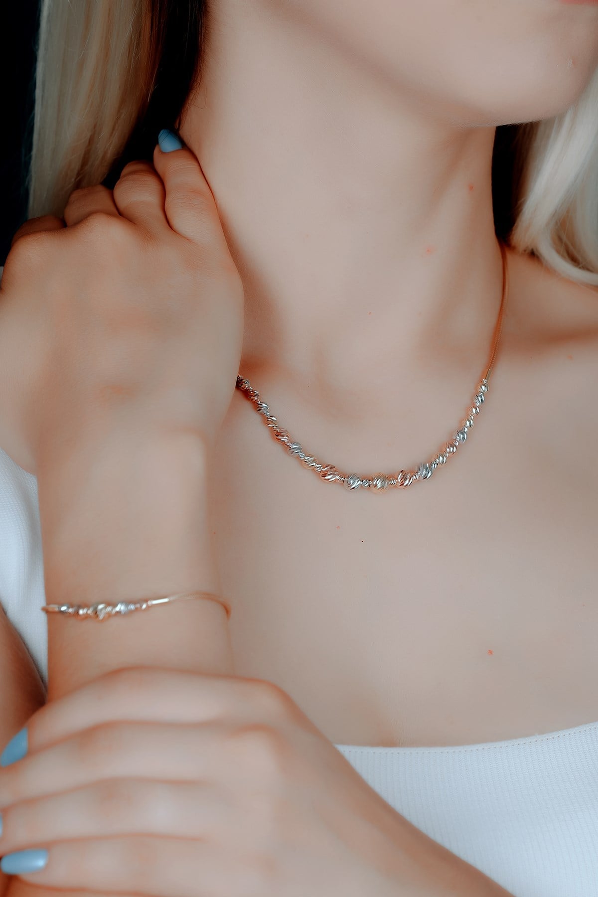 DORİKA TOPLU ALTIN KOLYE-BİLEKLİK SET