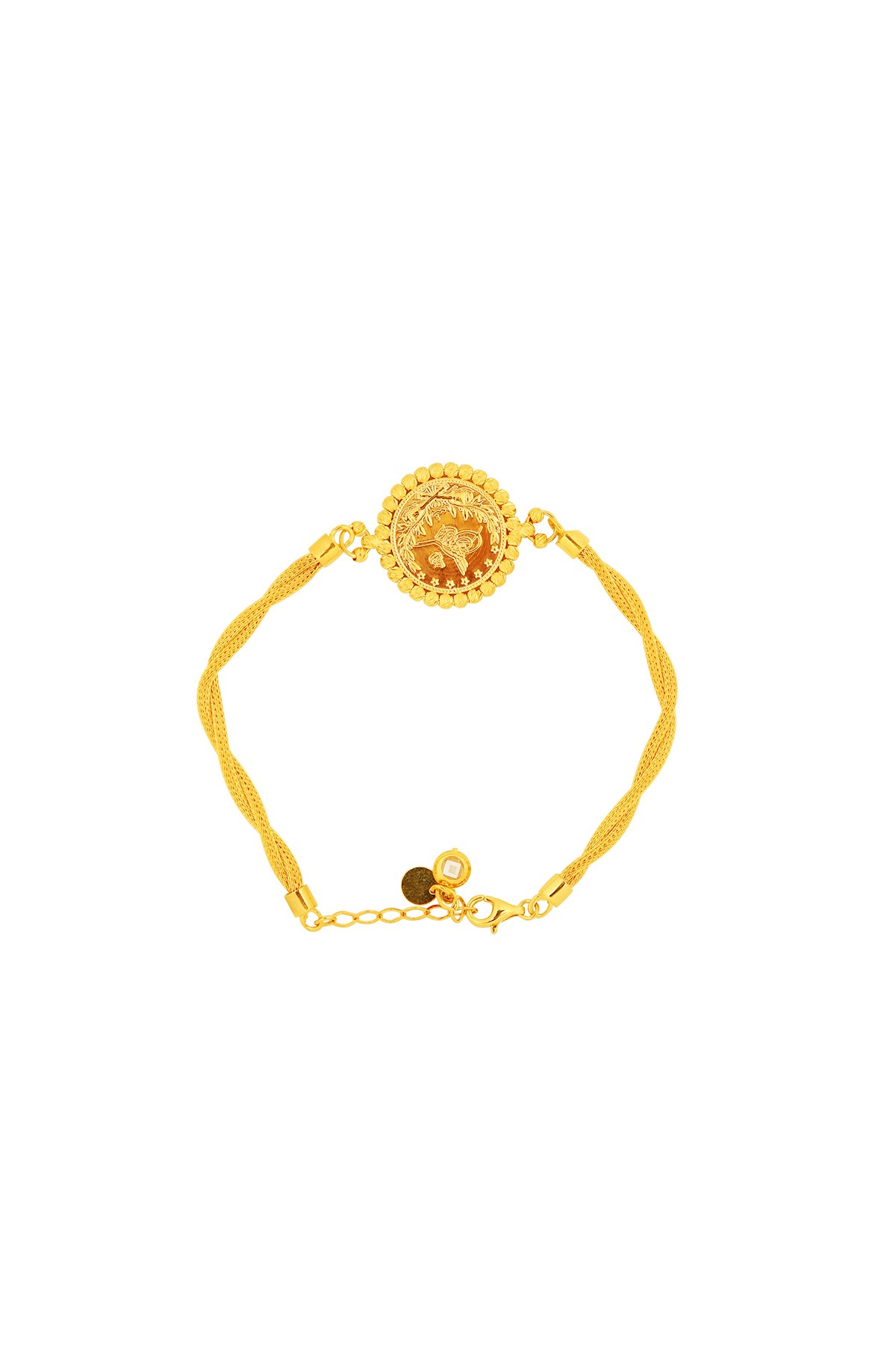 DORİKA TOPLU MODERN TASARIM SARI ALTIN BİLEKLİK