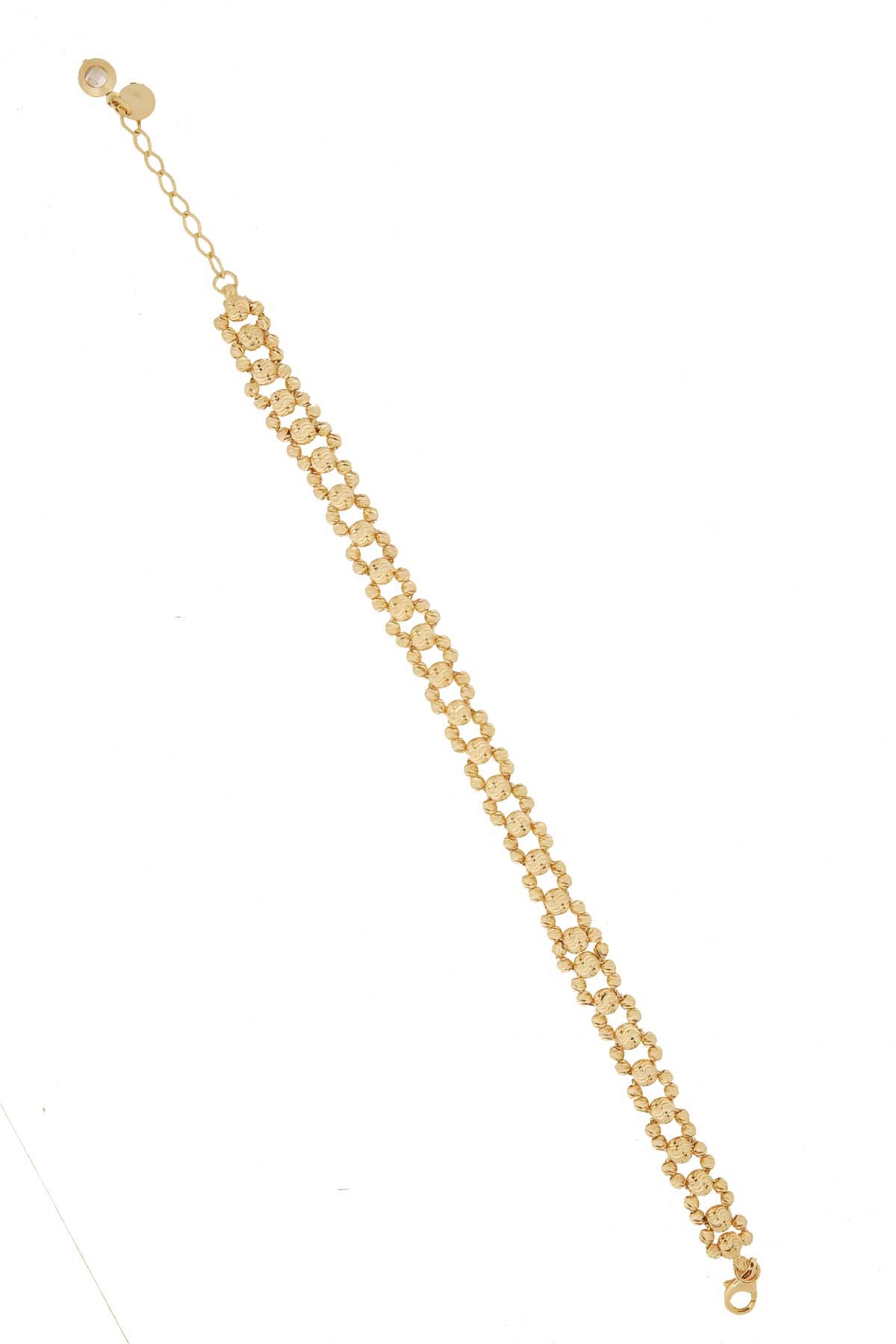 DORİKA TOPLU MODERN TASARIM SARI ALTIN BİLEKLİK