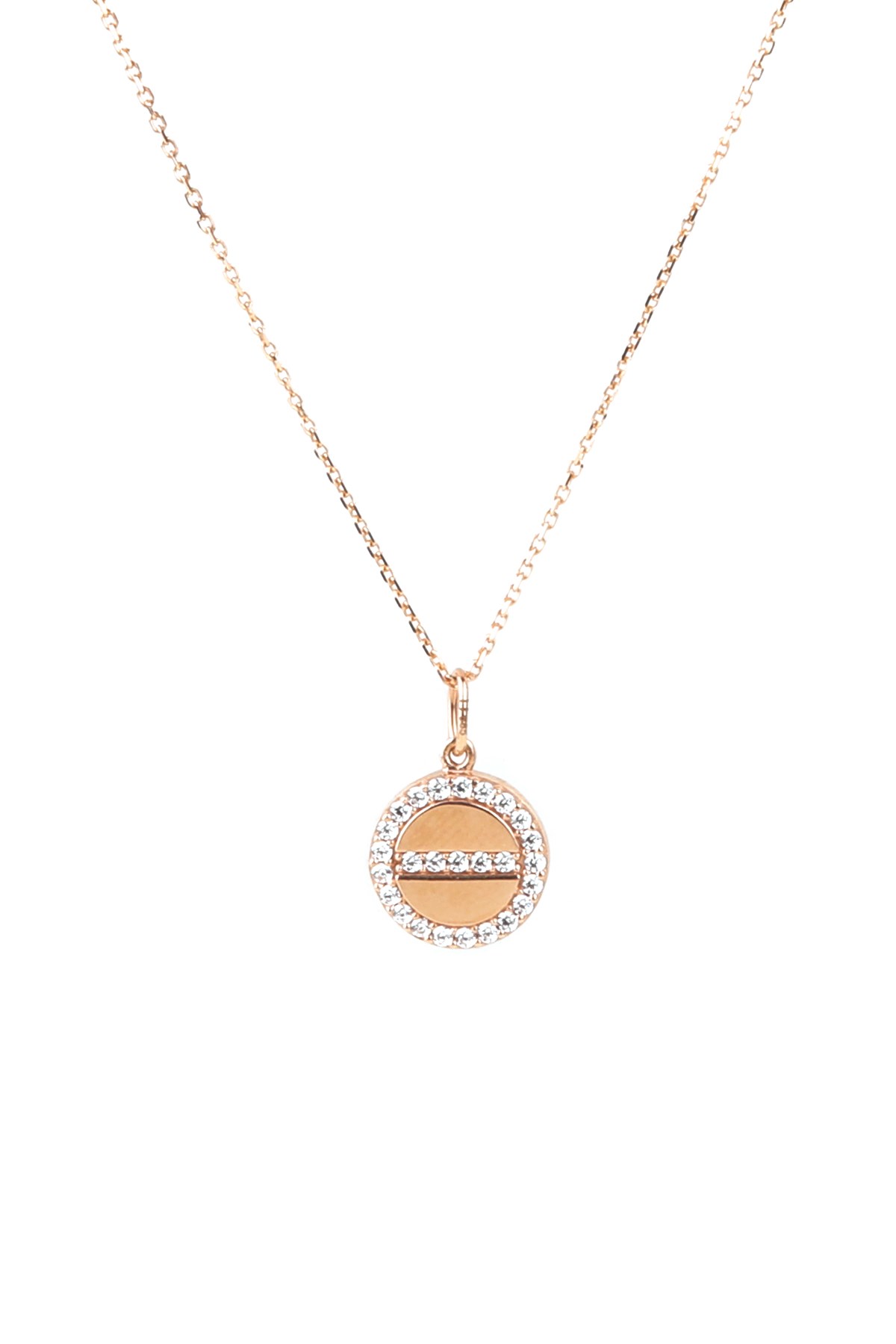 MODERN TASARIM ELMAS MONTÜRLÜ SWAROVSKİ TAŞLI SARI ALTIN SET