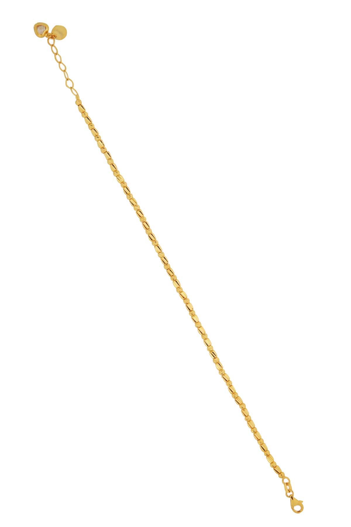 MODERN ZİNCİR TASARIM SARI ALTIN BİLEKLİK