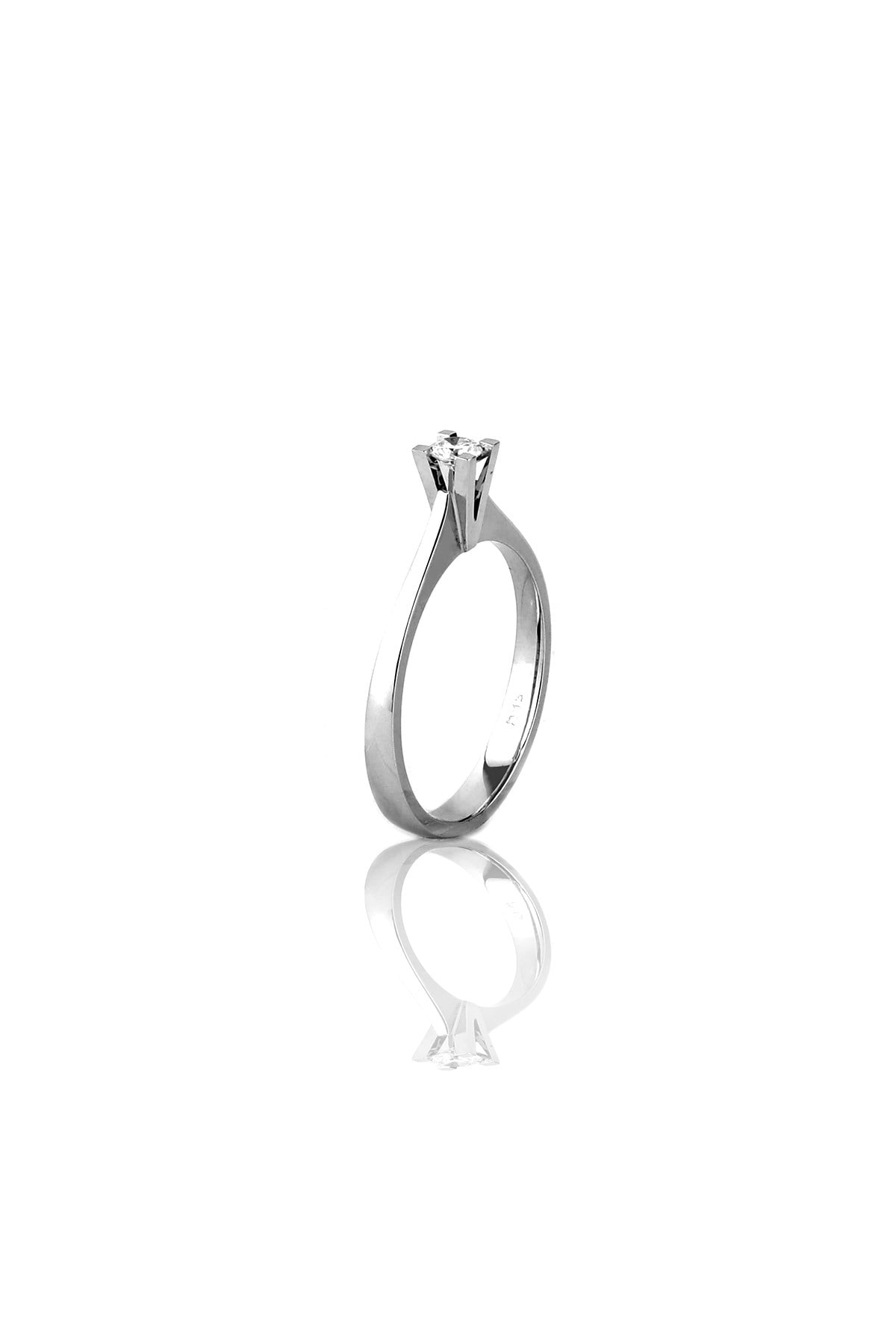 0.12 CT G SI MODERN TASARIM TEKTAŞ YÜZÜK