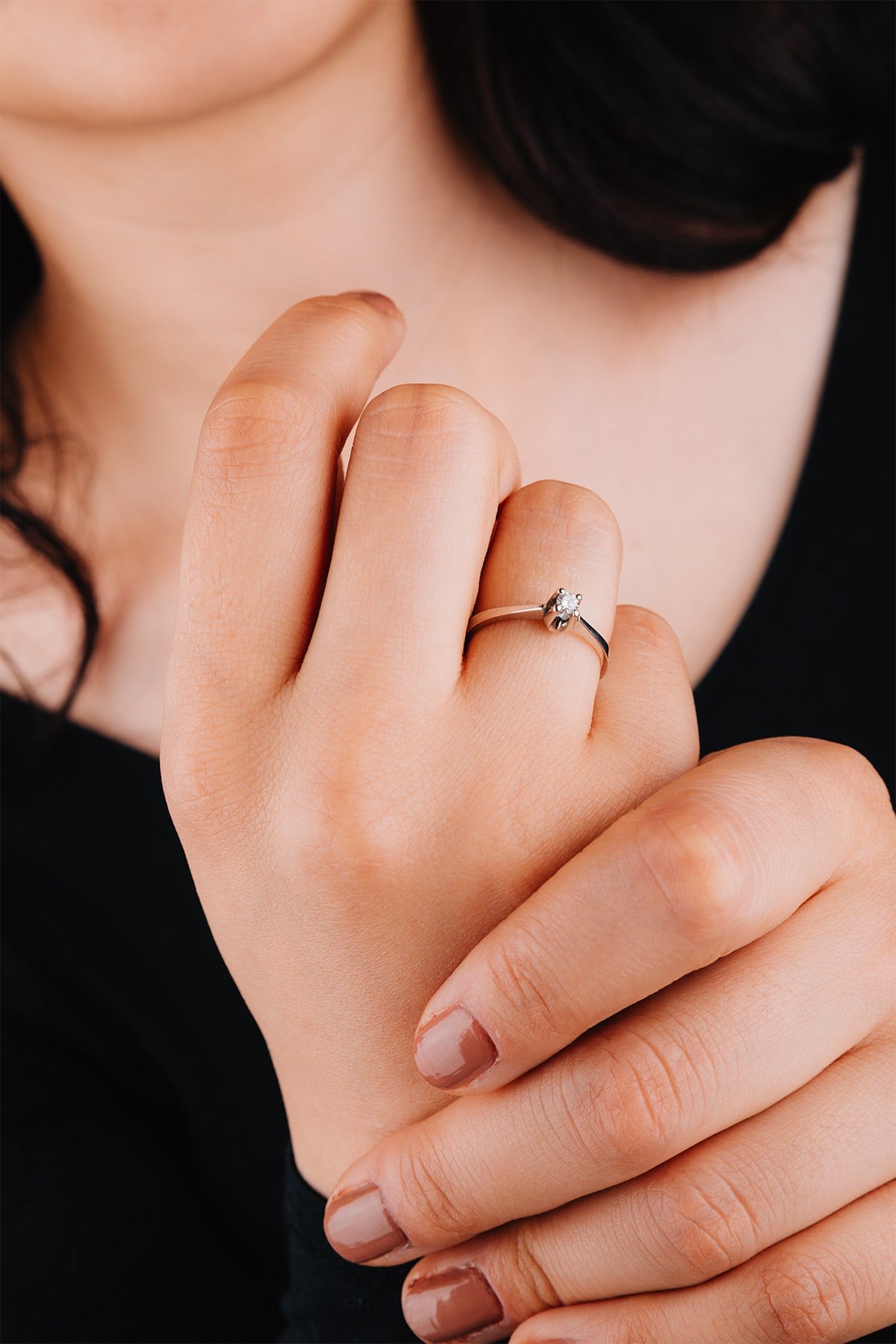 TASARIM TEKTAŞ 0.08 CT H SI PIRLANTA YÜZÜK