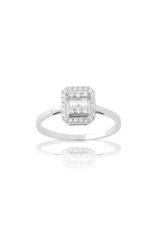 0.26 CT F VS BAGET PIRLANTA YÜZÜK