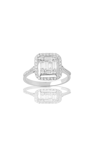 0.36 / 0.39 CT F VS BAGET PIRLANTA YÜZÜK