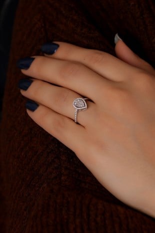 0.36 CT F VS BAGET PIRLANTA YÜZÜK