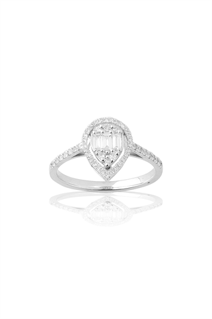 0.36 CT F VS BAGET PIRLANTA YÜZÜK