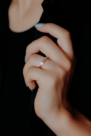 3 MM ÇİFT ROSE ALTIN ALYANS YÜZÜK