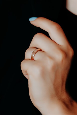 5 MM ÇİFT ROSE ALTIN ALYANS YÜZÜK