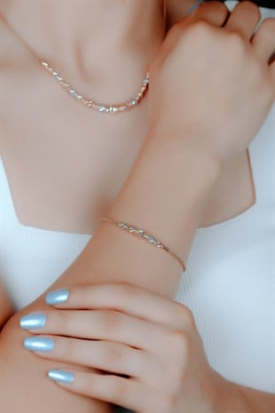 DORİKA TOPLU ALTIN KOLYE-BİLEKLİK SET