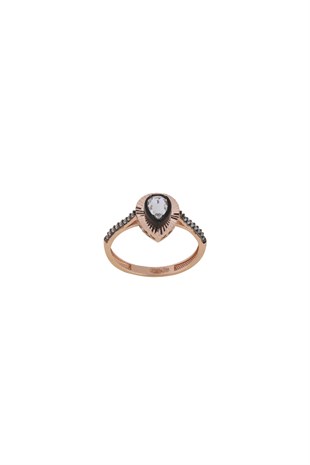 ELMAS MONTÜRLÜ SWAROVSKİ TAŞLI SARI ALTIN TAKIM