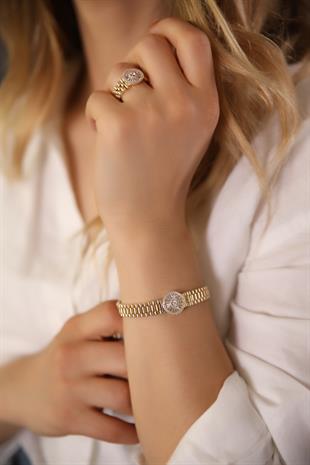 MODERN TASARIM ALTIN SET