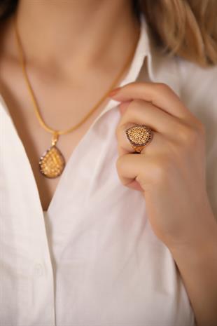 MODERN TASARIM ALTIN SET