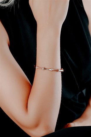 MODERN TASARIM ROSE ALTIN KELEPÇE BİLEKLİK