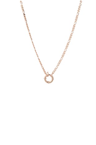 MODERN TASARIM ROSE ALTIN ZİNCİR KOLYE