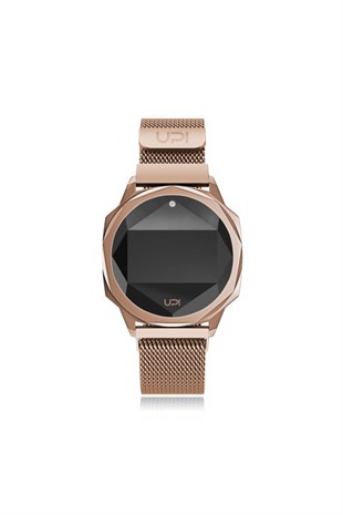 Upwatch Icon Bıg Rose Gold Swarovskı® Topaz Unisex Saat