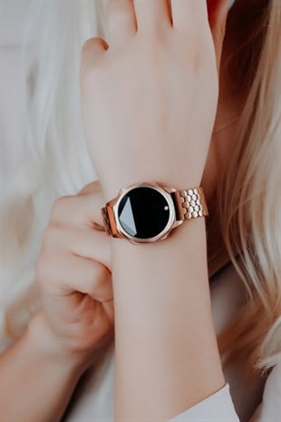 Upwatch Icon Bıg Rose Gold Swarovskı® Topaz Unisex Saat