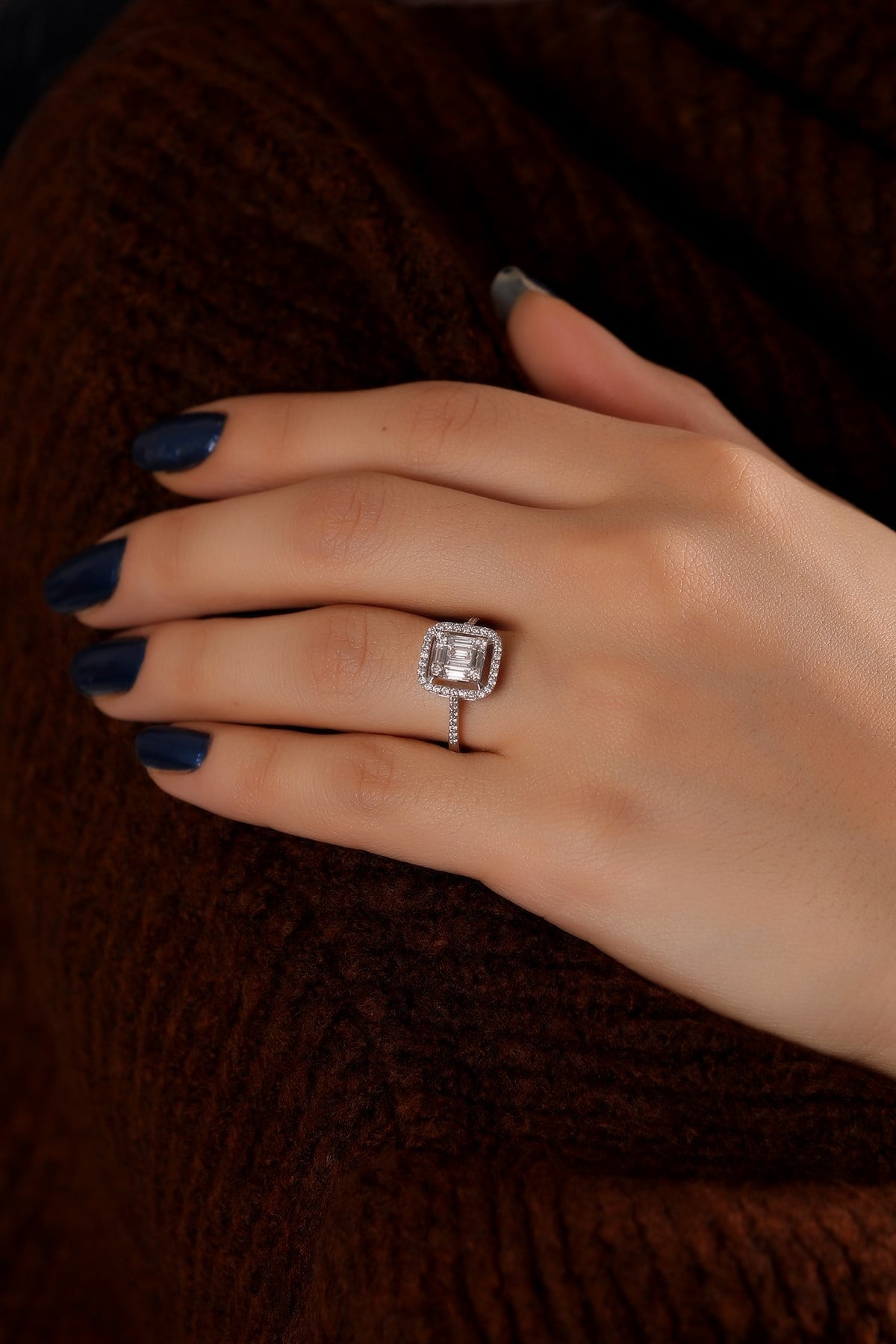 ALYANAKLAR 0.36 / 0.39 CT F VS BAGET PIRLANTA YÜZÜK Baget Yüzükler