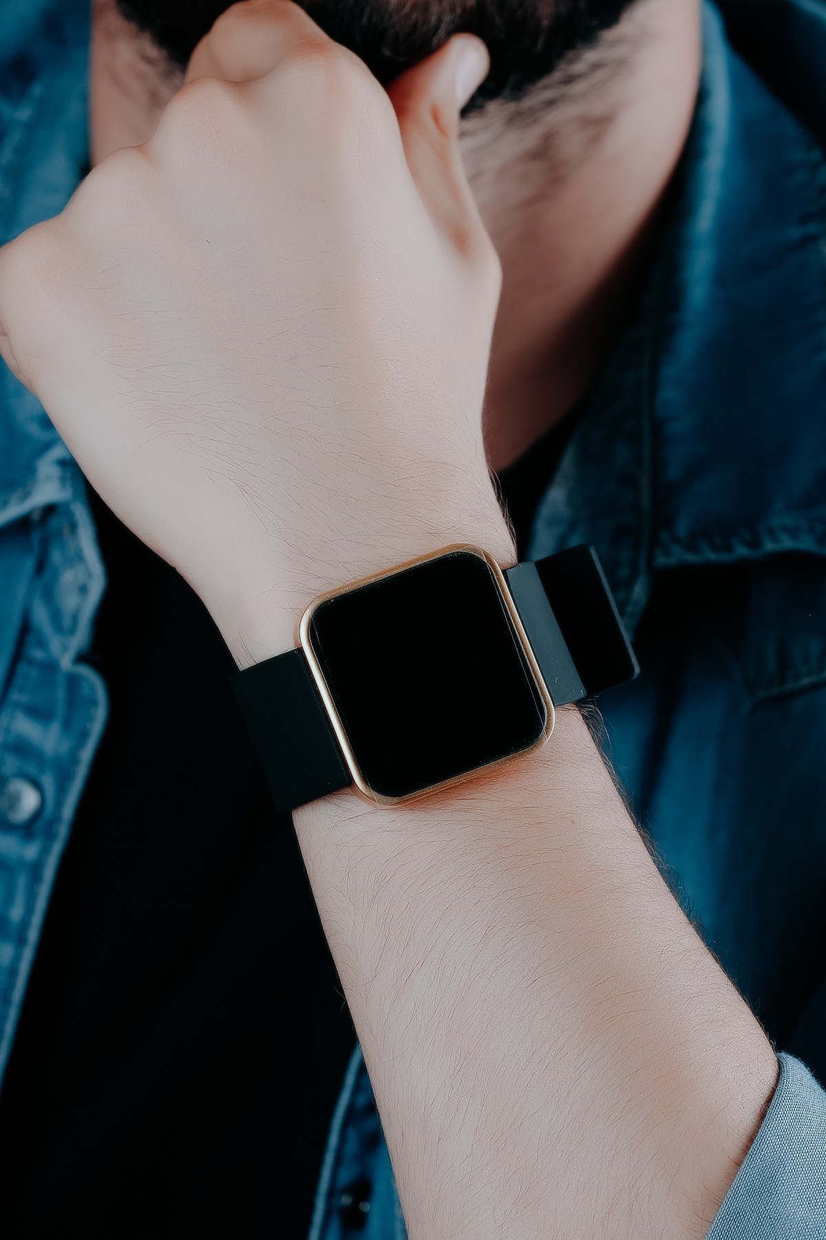 ALYANAKLAR Upwatch Touch Matte Gold&Black Unisex Saat Upwatch