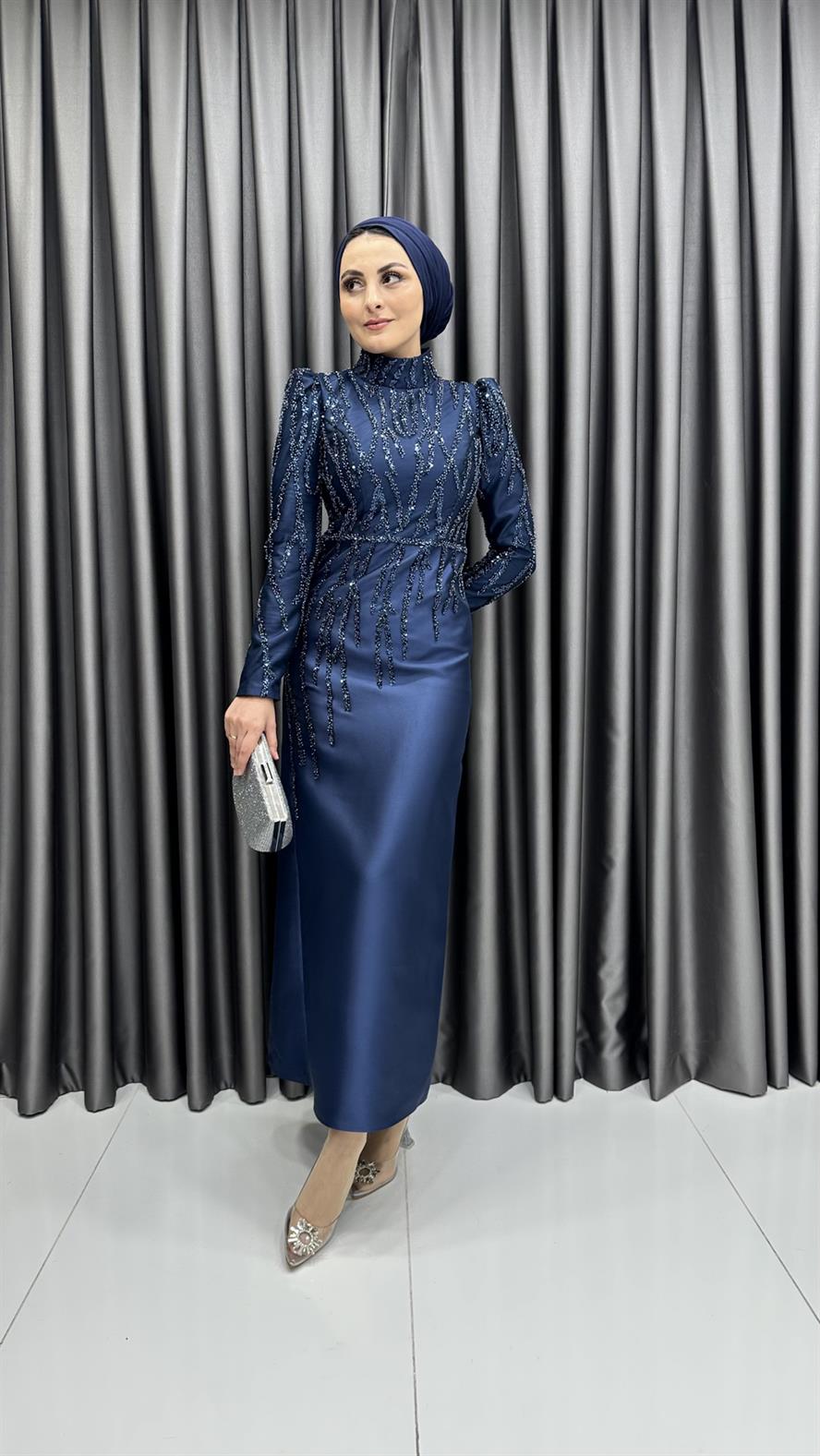 002 Meyra Abiye-Lacivert