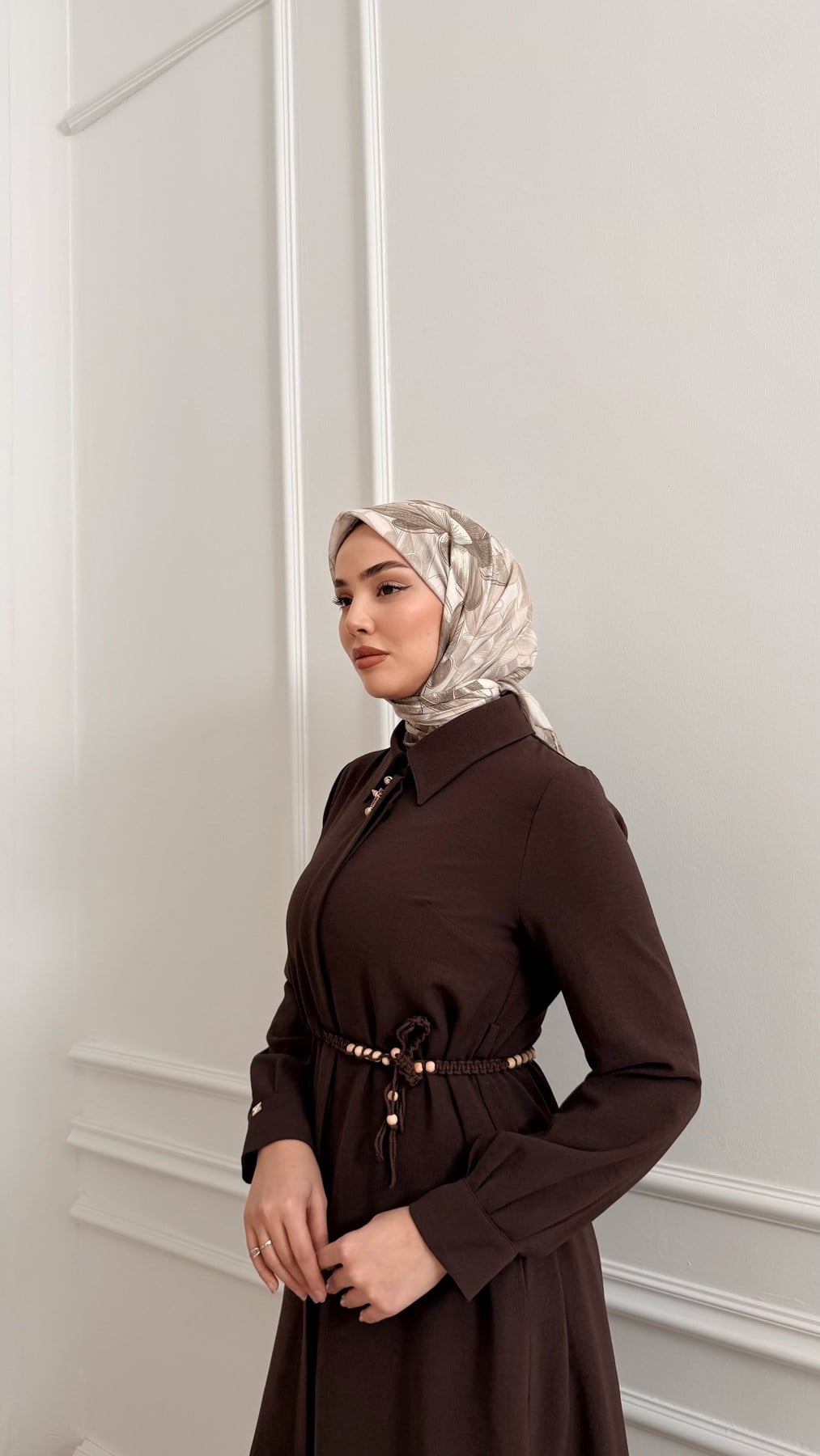 0353 Soleni Giyçık-Kahve Rengi