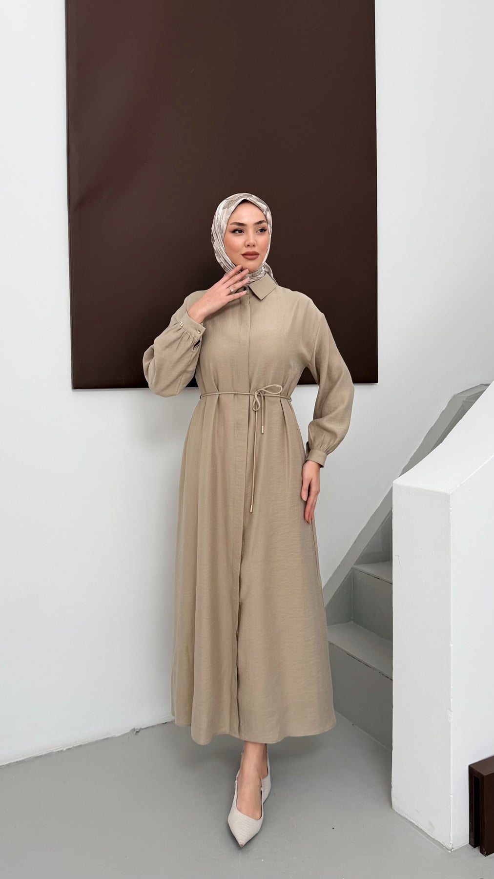 0597 Lusso Elbise-Vizon