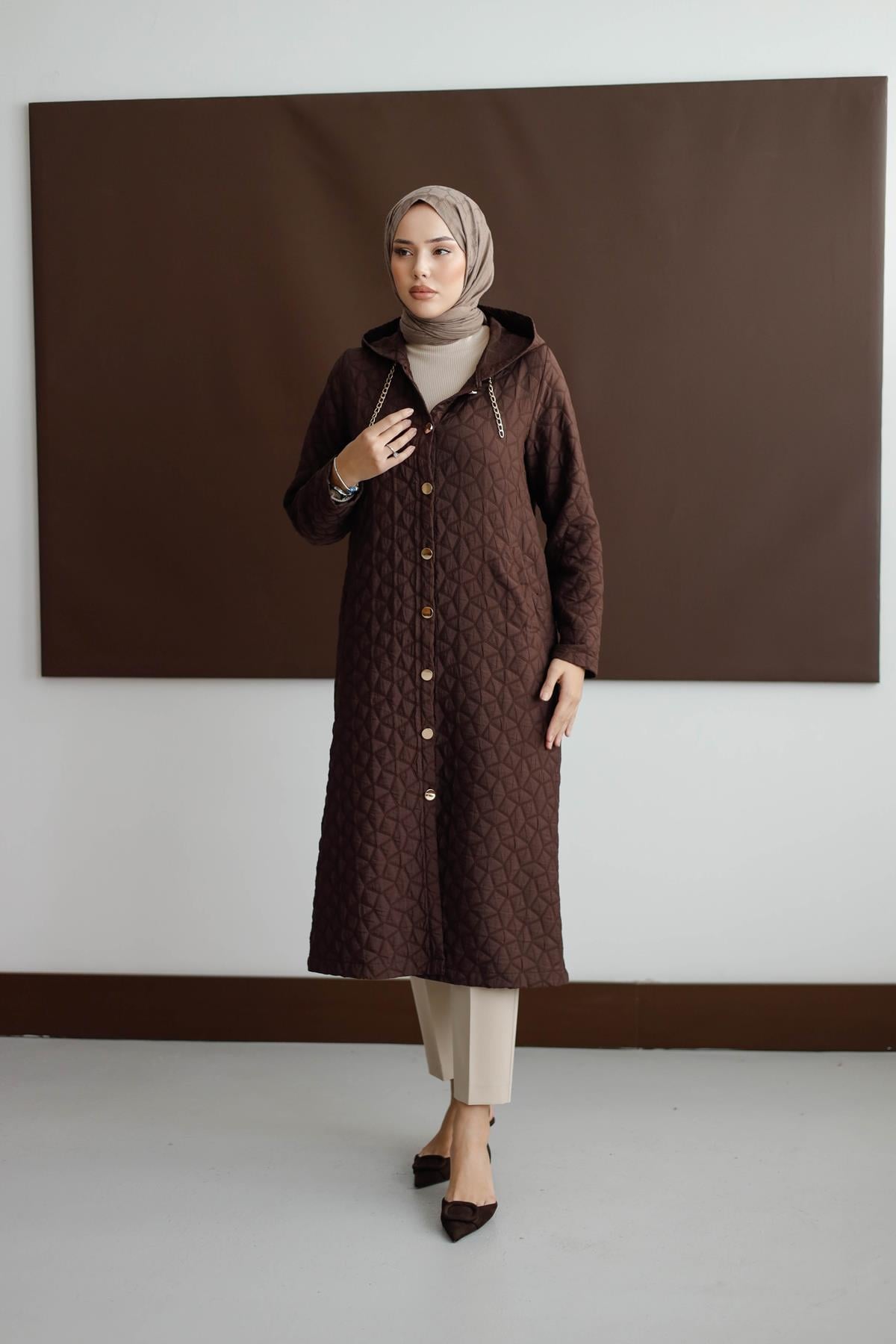 1146 Y Bayan Kap-Kahve Rengi